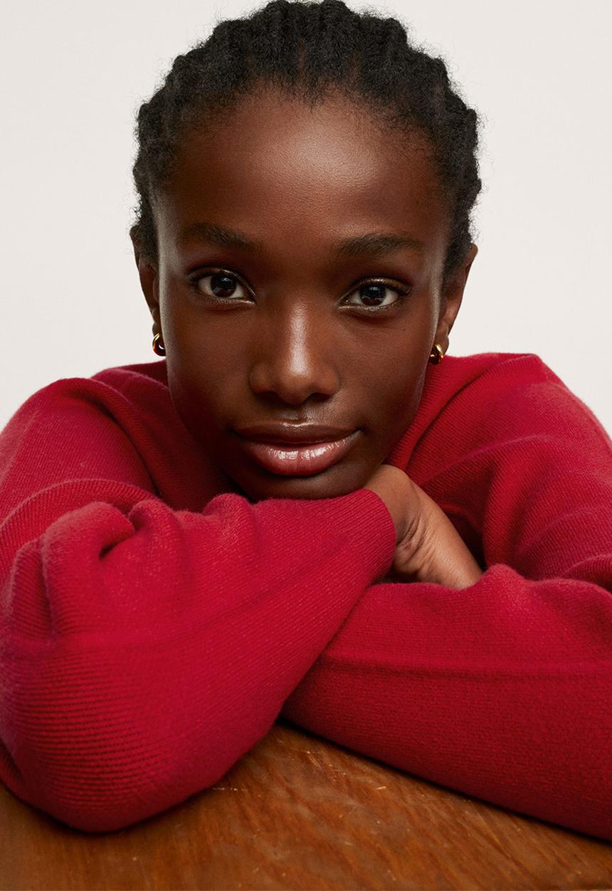 MANGO - Sweater sporter - red
