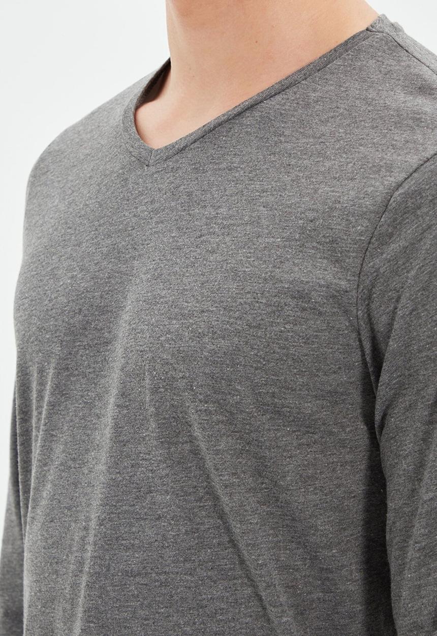 Trendyol - Lonzo long sleeve 2 pack tees - black & grey