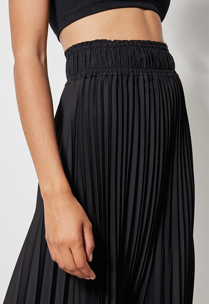 Superbalist - Maxi pleat skirt - black