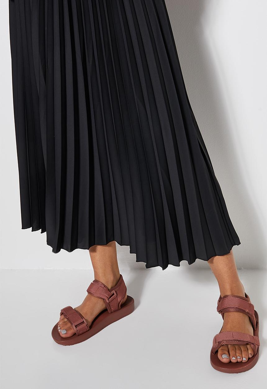 Superbalist - Maxi pleat skirt - black