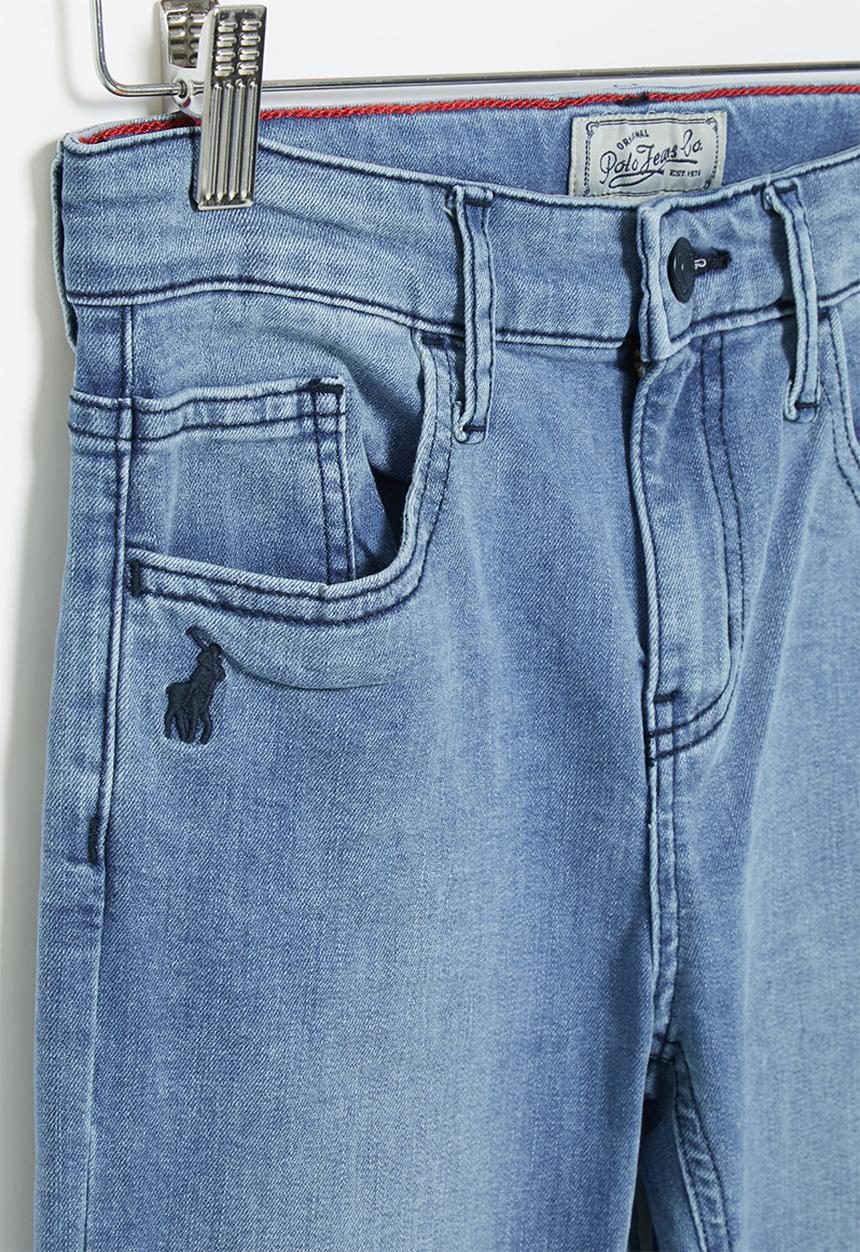 POLO - Boys pjc denis slim fit jean - light wash