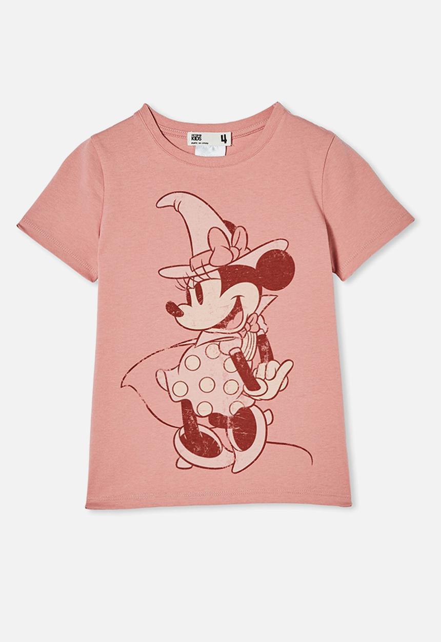 Cotton On - License short sleeve tee - lcn dis minnie wizard/musk rose