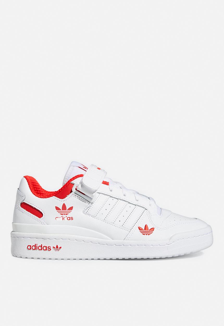 adidas Originals - Forum low - H01674 - ftwr white/red/ftwr white