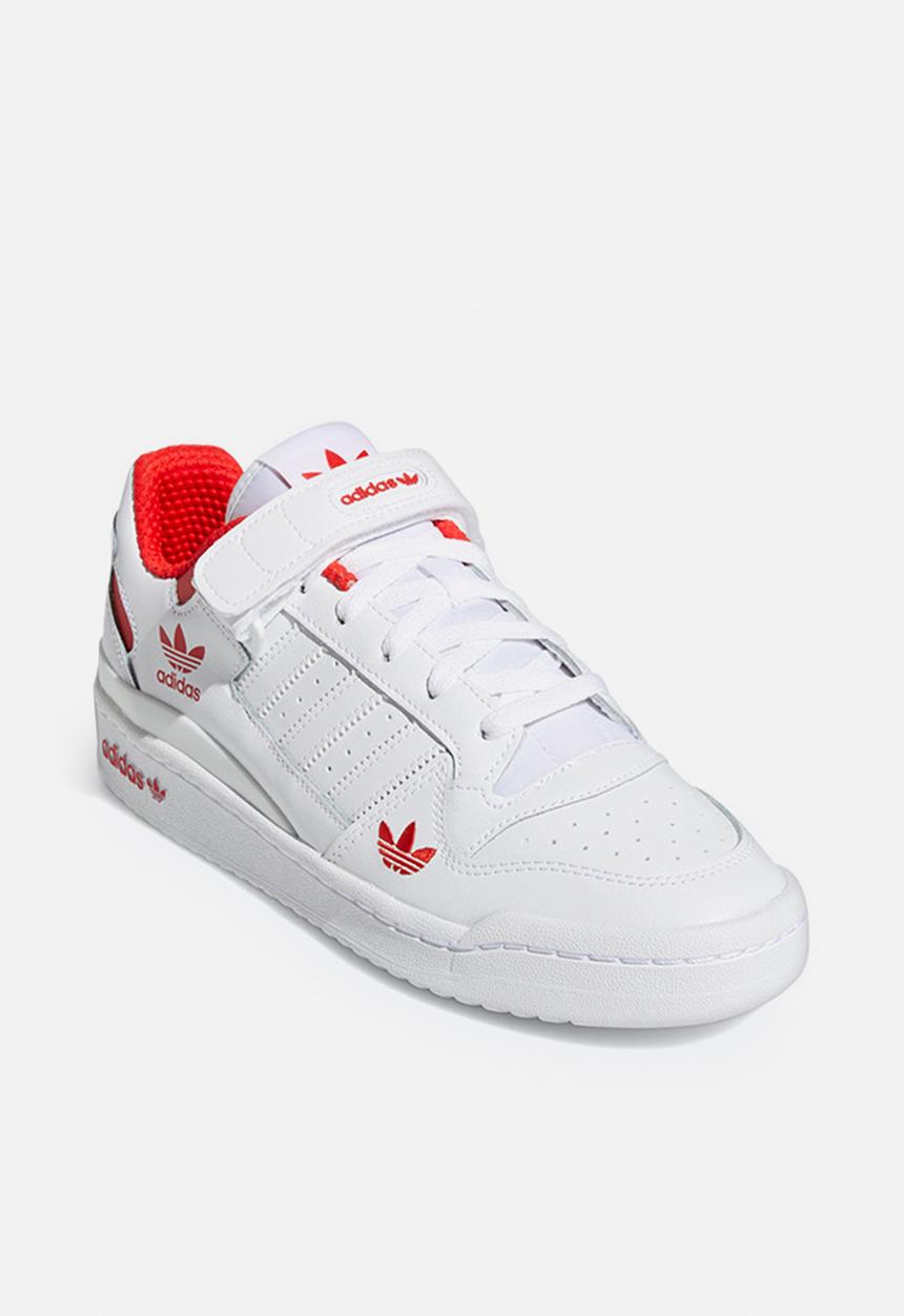 adidas Originals - Forum low - H01674 - ftwr white/red/ftwr white