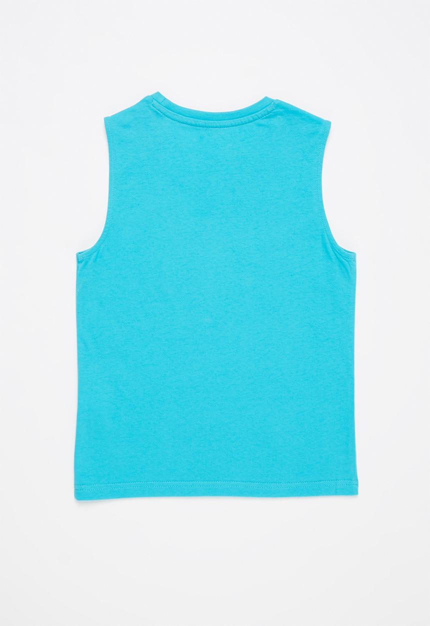 POLO - Boys bryan printed vest - turquoise
