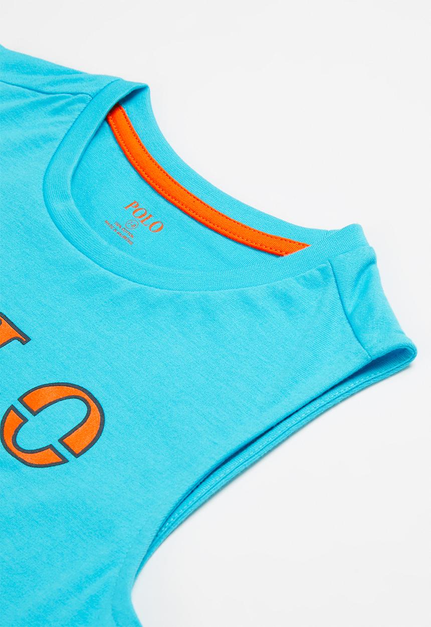POLO - Boys bryan printed vest - turquoise