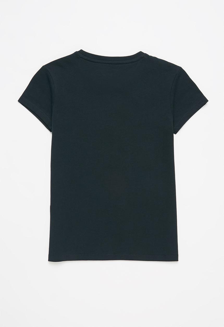 POLO - Girls chelsea embroidered tee - navy