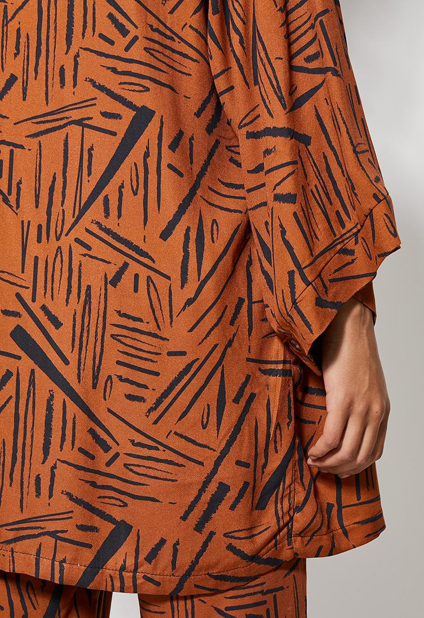 Superbalist - Short shacket - abstract sketch