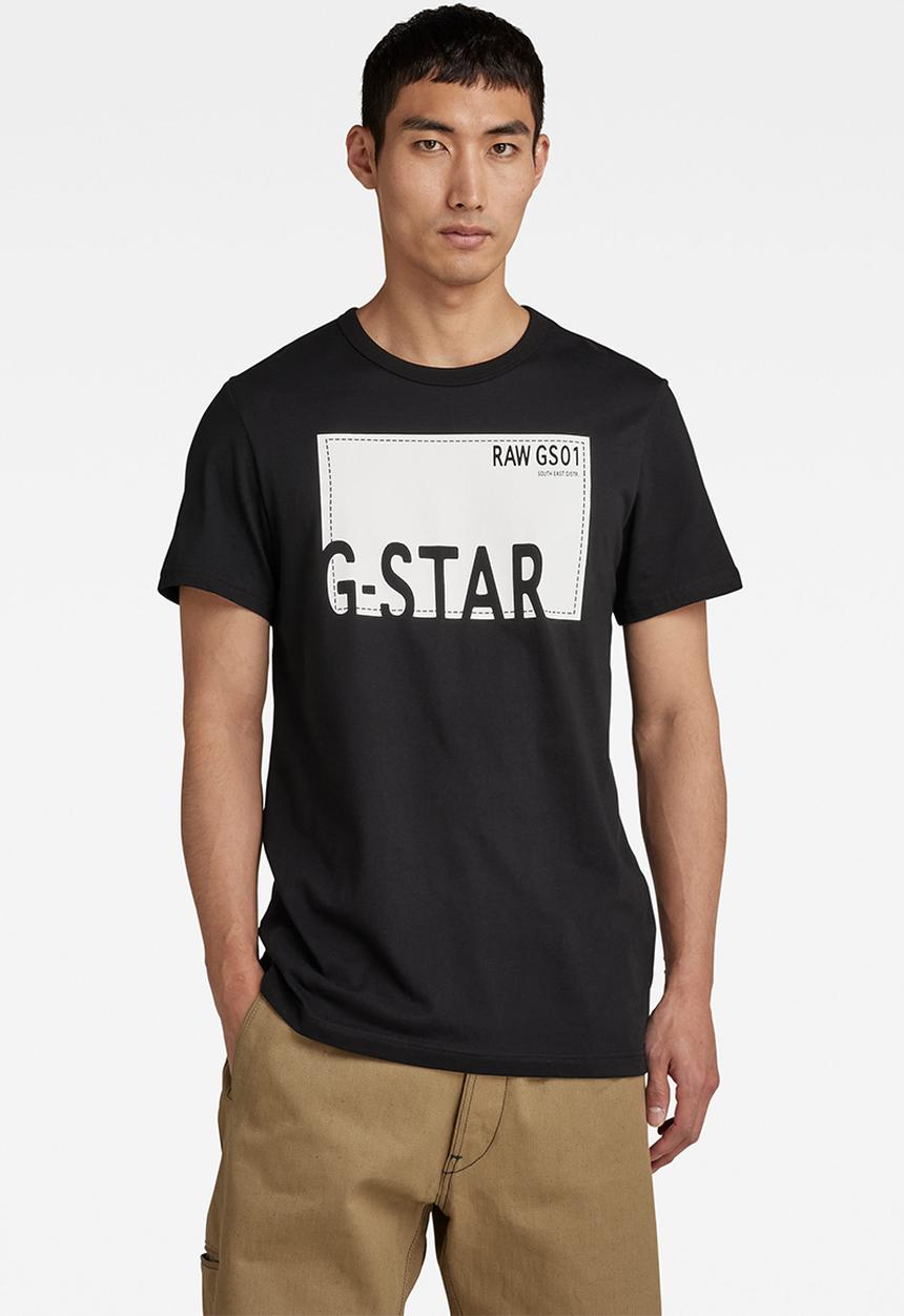 G-STAR - Graphic 8 r t s\s - dk black