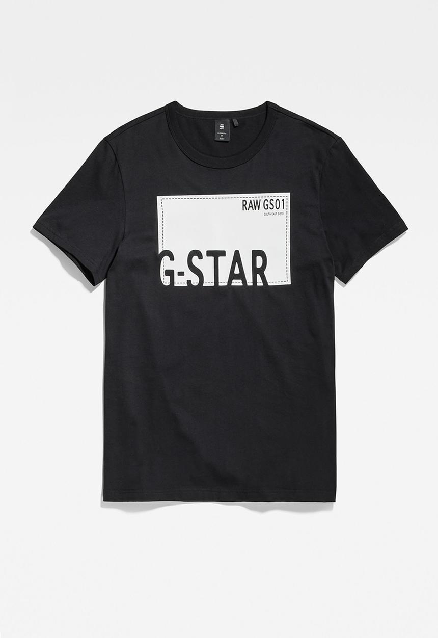 G-STAR - Graphic 8 r t s\s - dk black