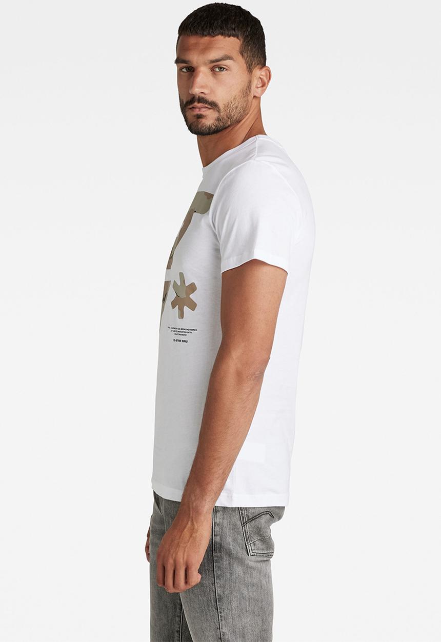 G-STAR - Graphic 13 r t s\s - white