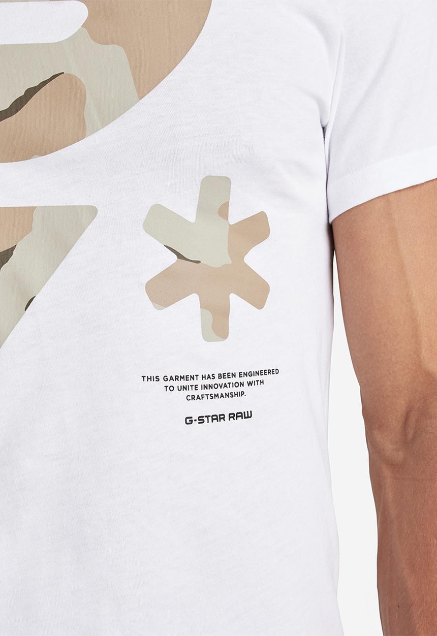 G-STAR - Graphic 13 r t s\s - white