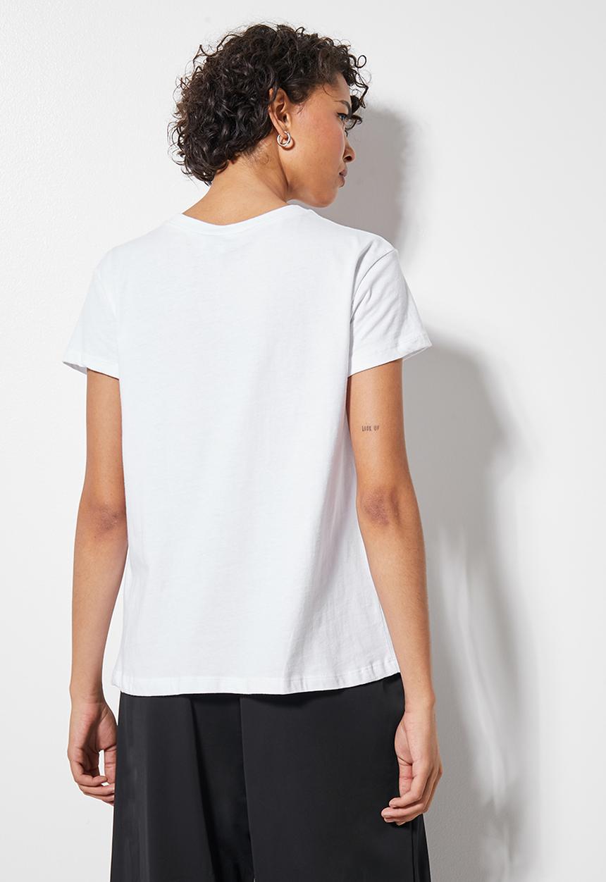 Superbalist - Abstract doodle tee - white