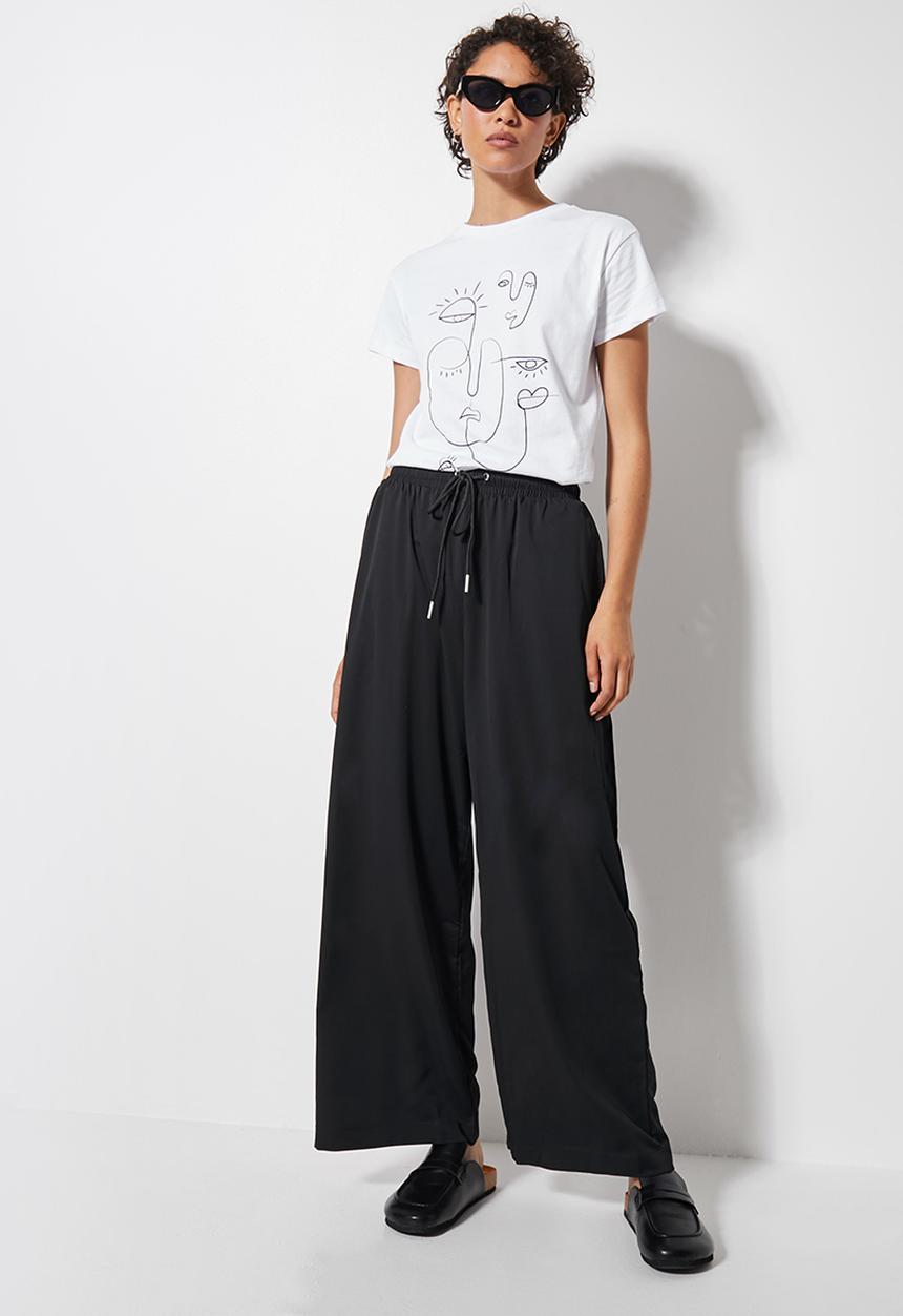 Superbalist - Abstract doodle tee - white