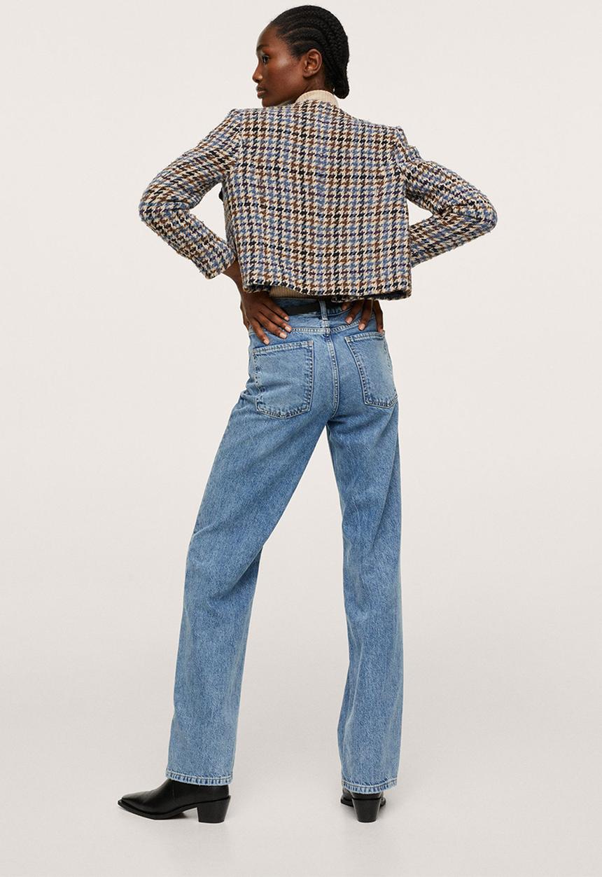 MANGO - Plus jacket colori - medium blue