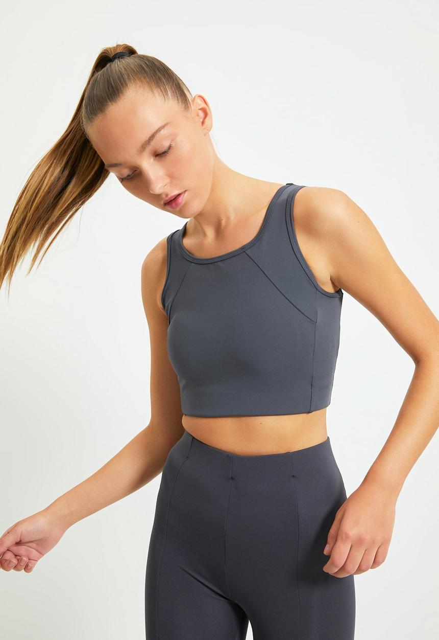 Trendyol - Antrasit sprots bra - anthracite
