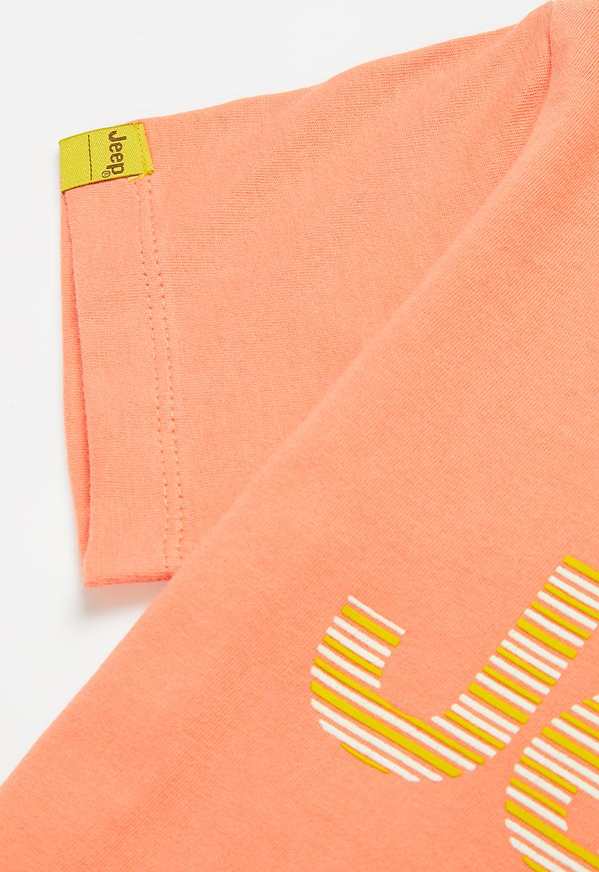 JEEP - Jeep short sleeve logo tee - orange 