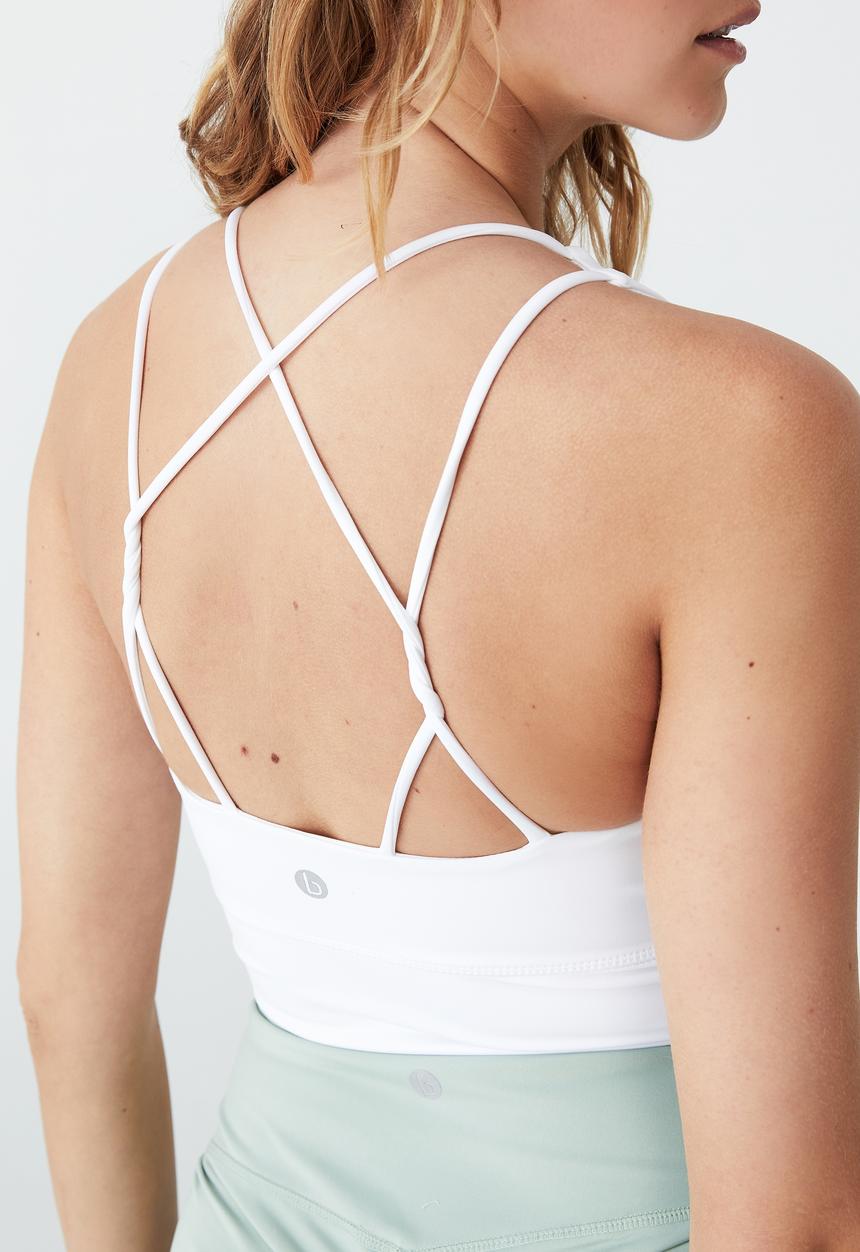 Cotton On - Ultimate strappy crop - white