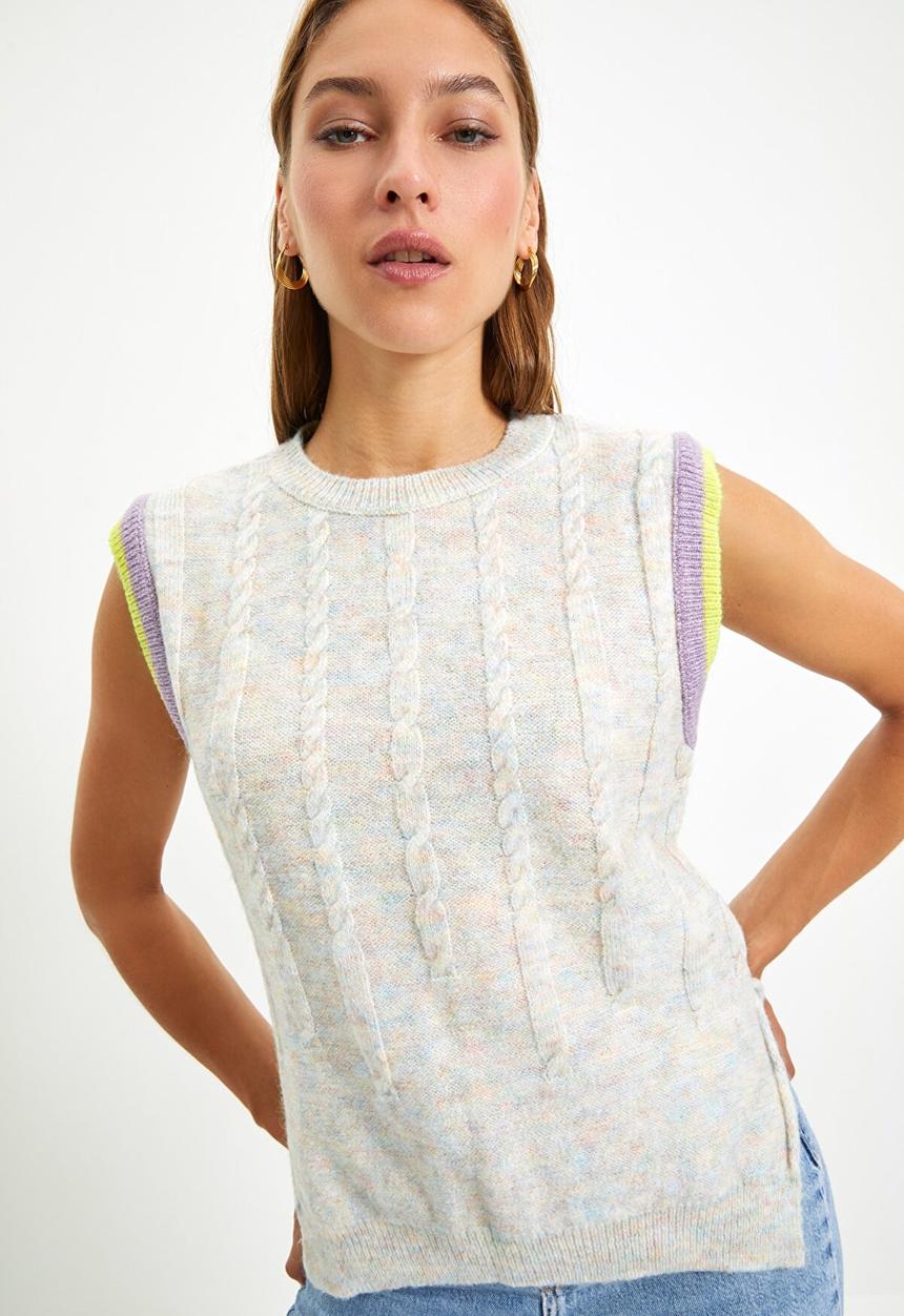 Trendyol - Knit sweater - ecru