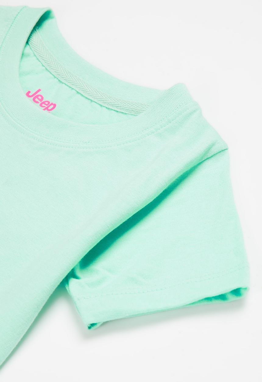 JEEP - Girls short sleeve graphic tee - mint 
