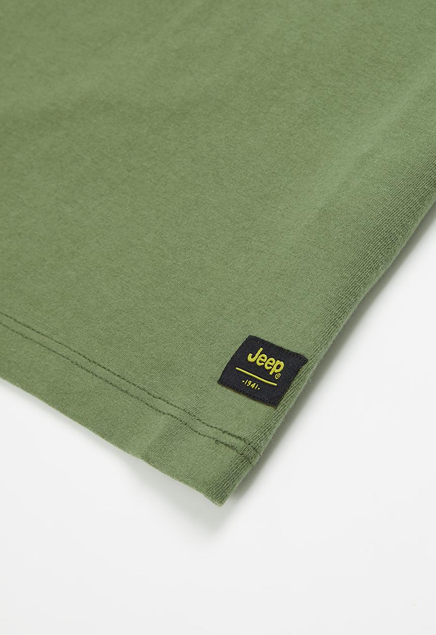 JEEP - Boys short sleeve graphic tee - khaki