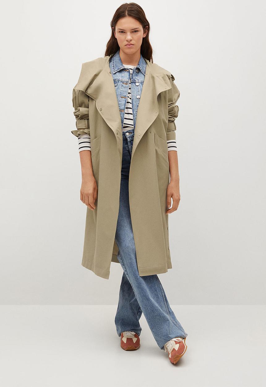 MANGO - Parka congo - beige/khaki