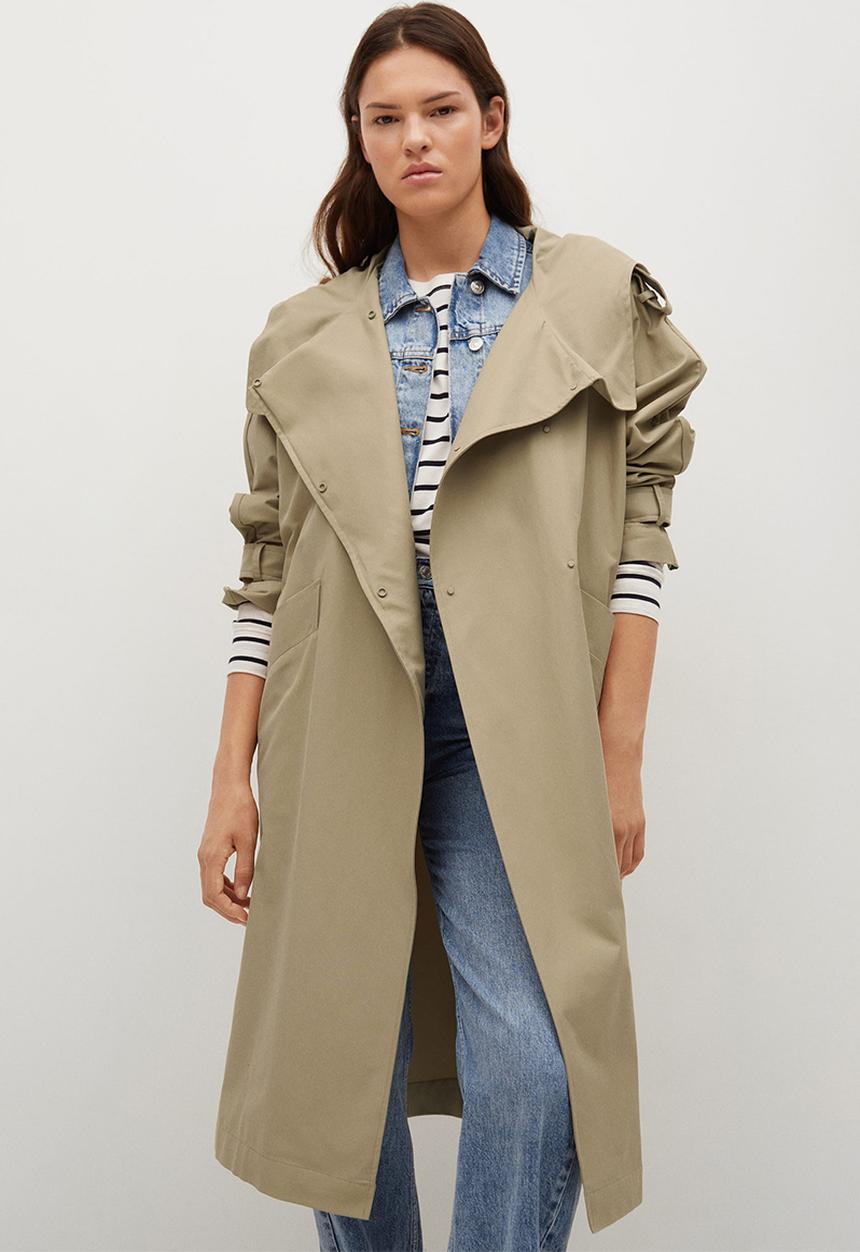 MANGO - Parka congo - beige/khaki