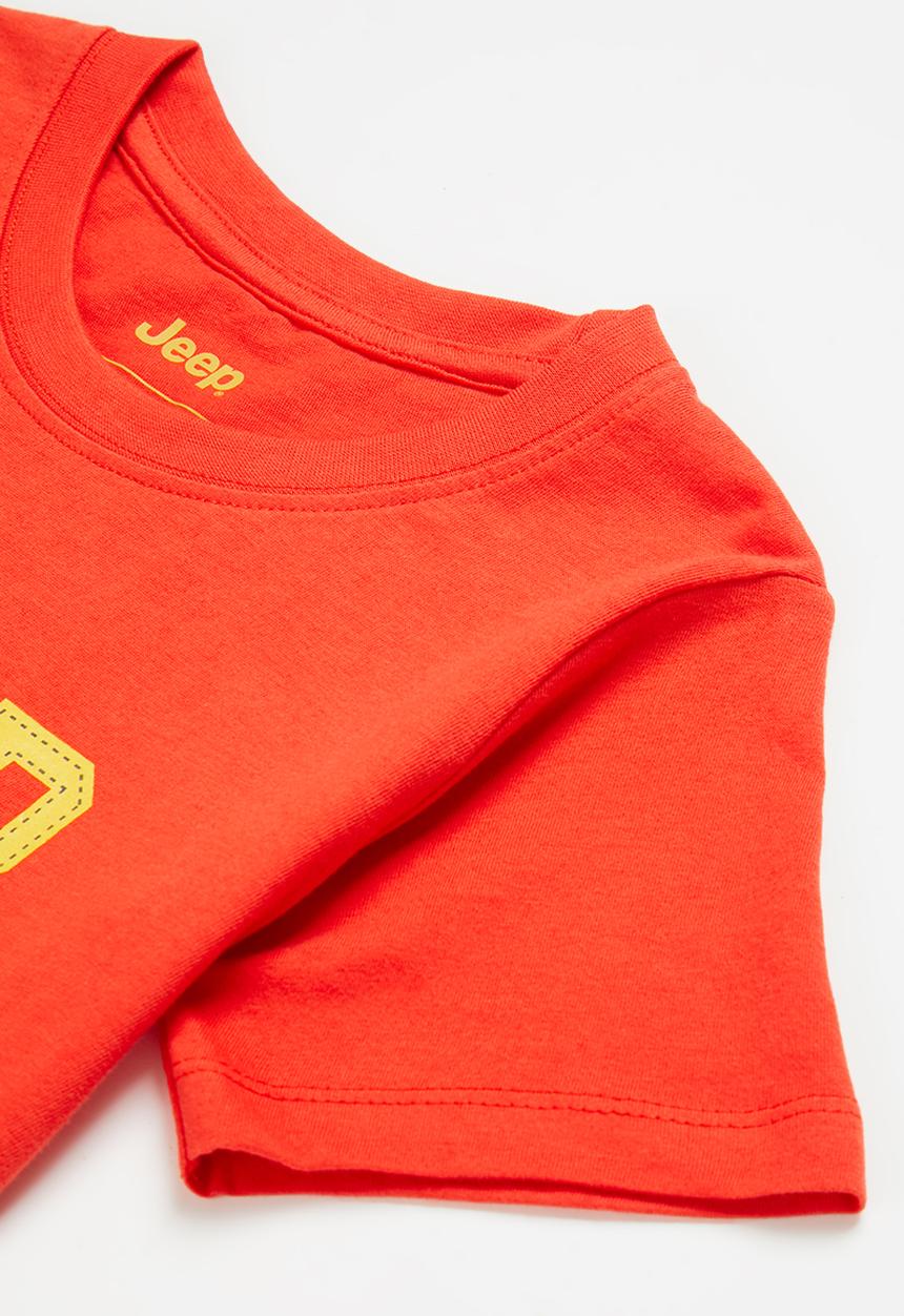 JEEP - Boys short sleeve graphic tee - orange