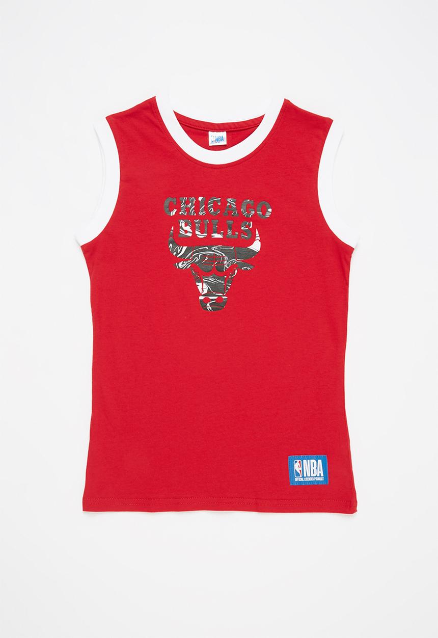 NBA - NBA fly squad vest bulls - red