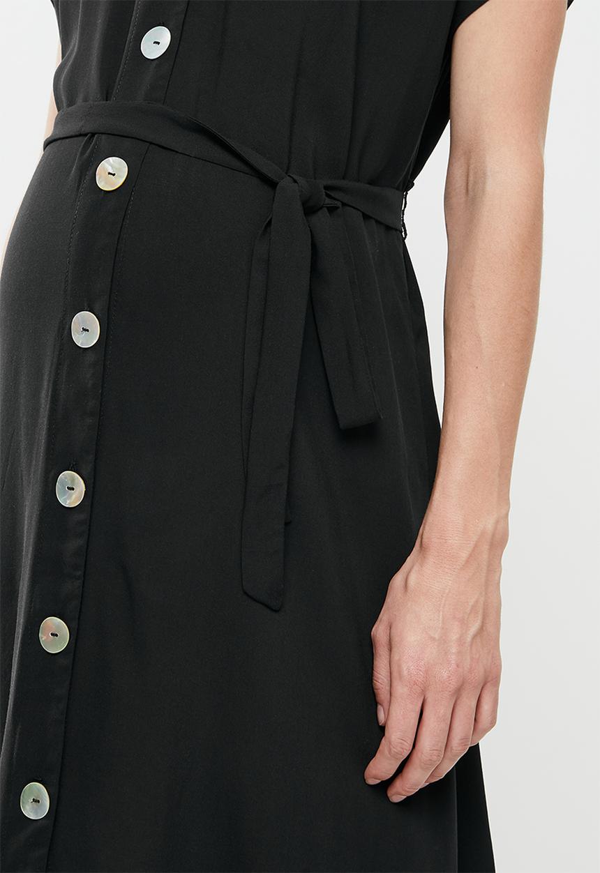 edit Maternity - V-neck dress - black