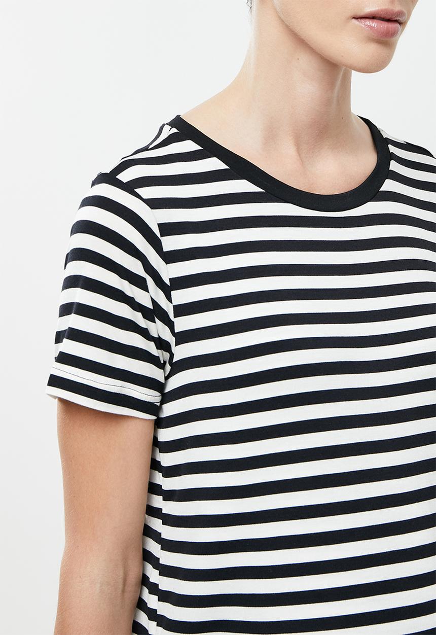 Superbalist - Wrap feedng tee - black & white 
