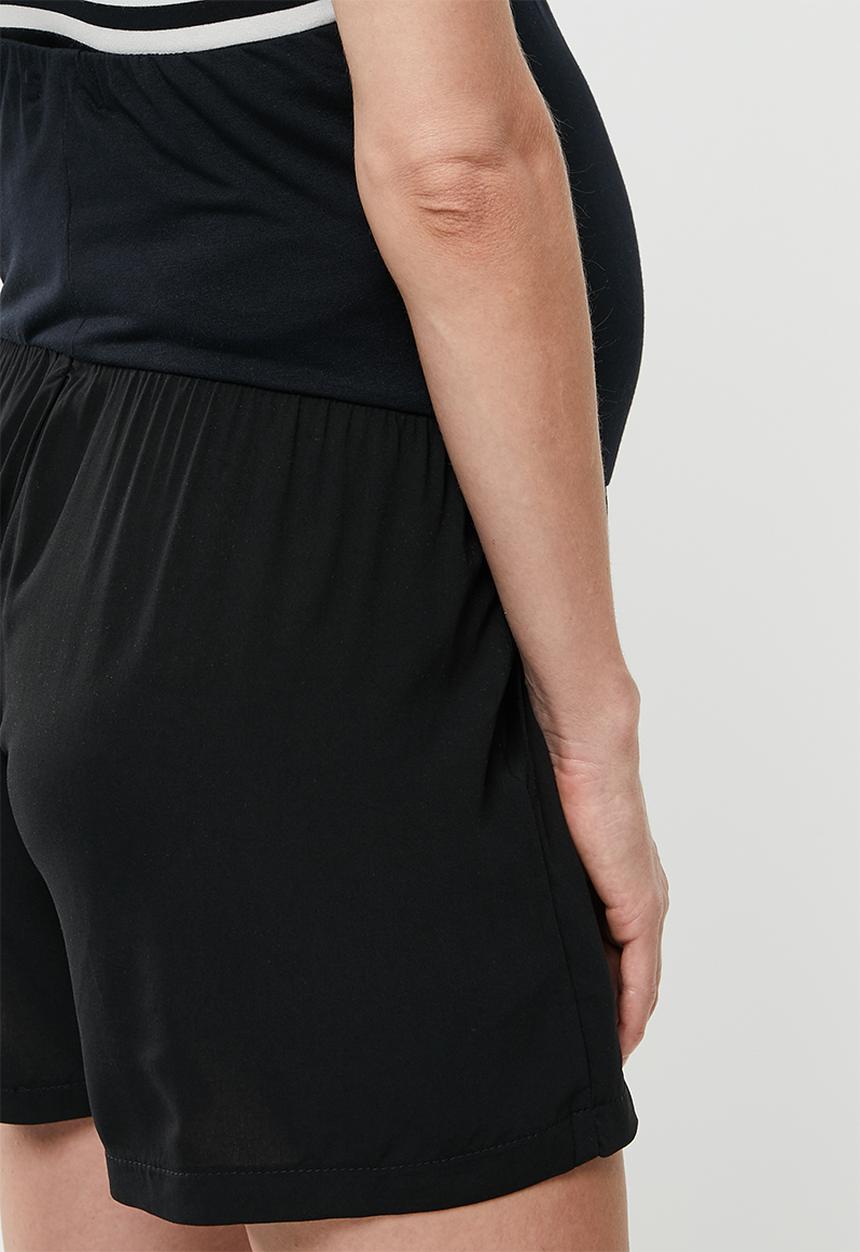 Superbalist - Maternity easy pull on shorts - black