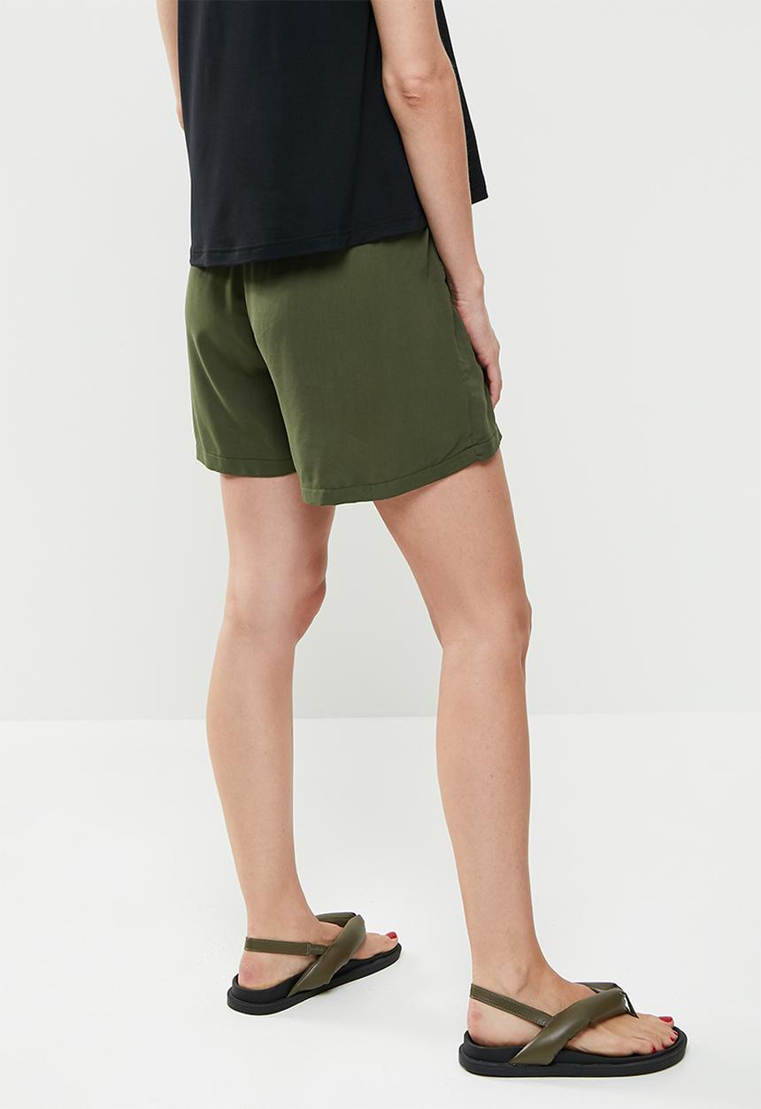 Superbalist - Maternity easy pull on shorts - khaki