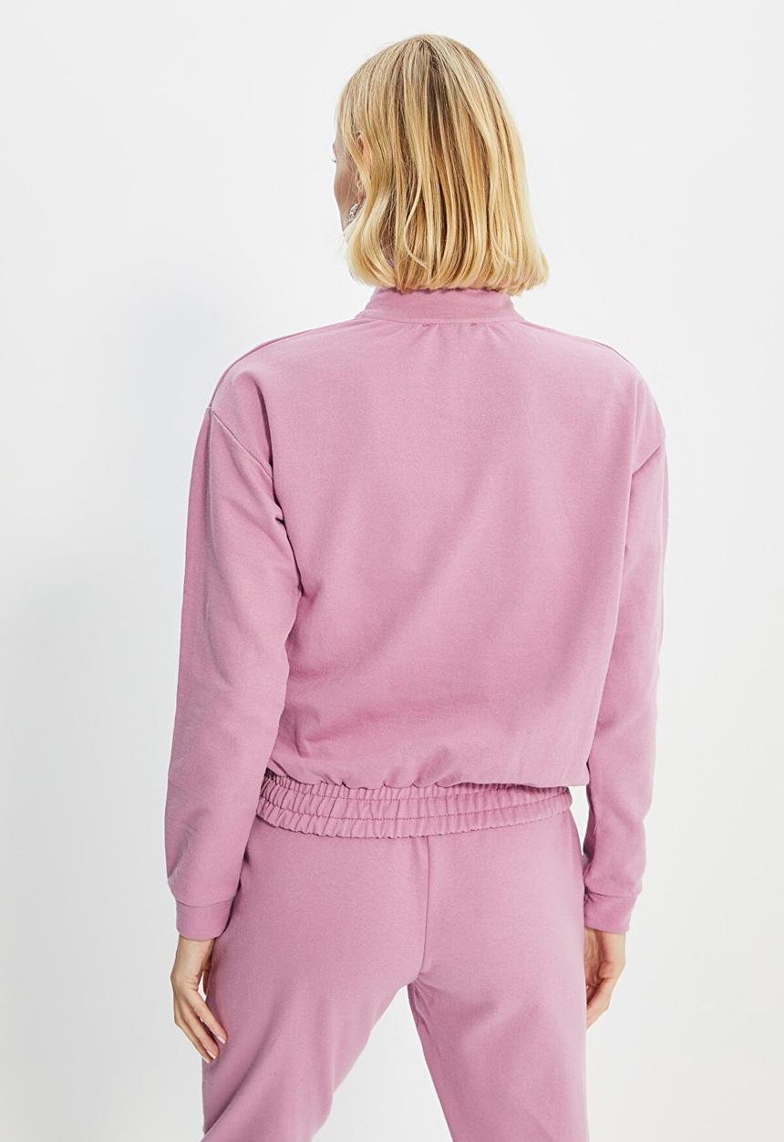 Trendyol - Basic sweatshirt - rose