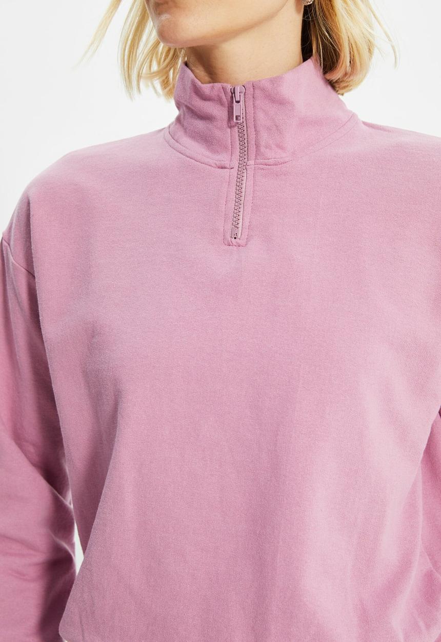 Trendyol - Basic sweatshirt - rose