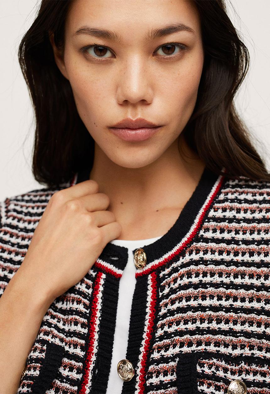 MANGO - Cardigan board - black