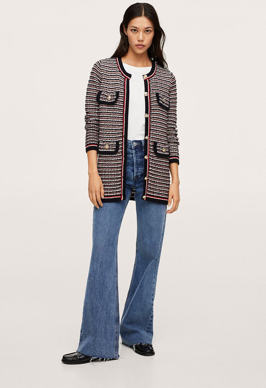 MANGO - Cardigan board - black
