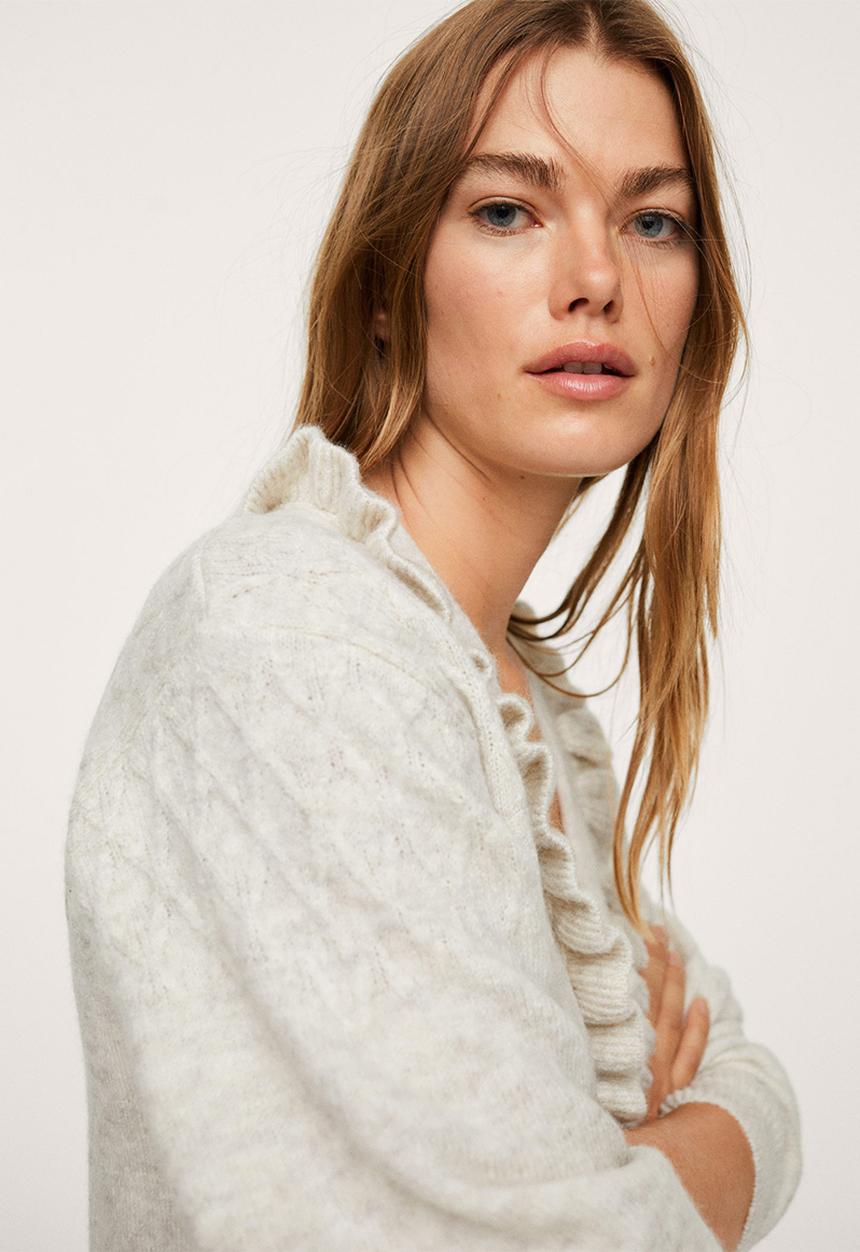 MANGO - Cardigan dulce - light beige