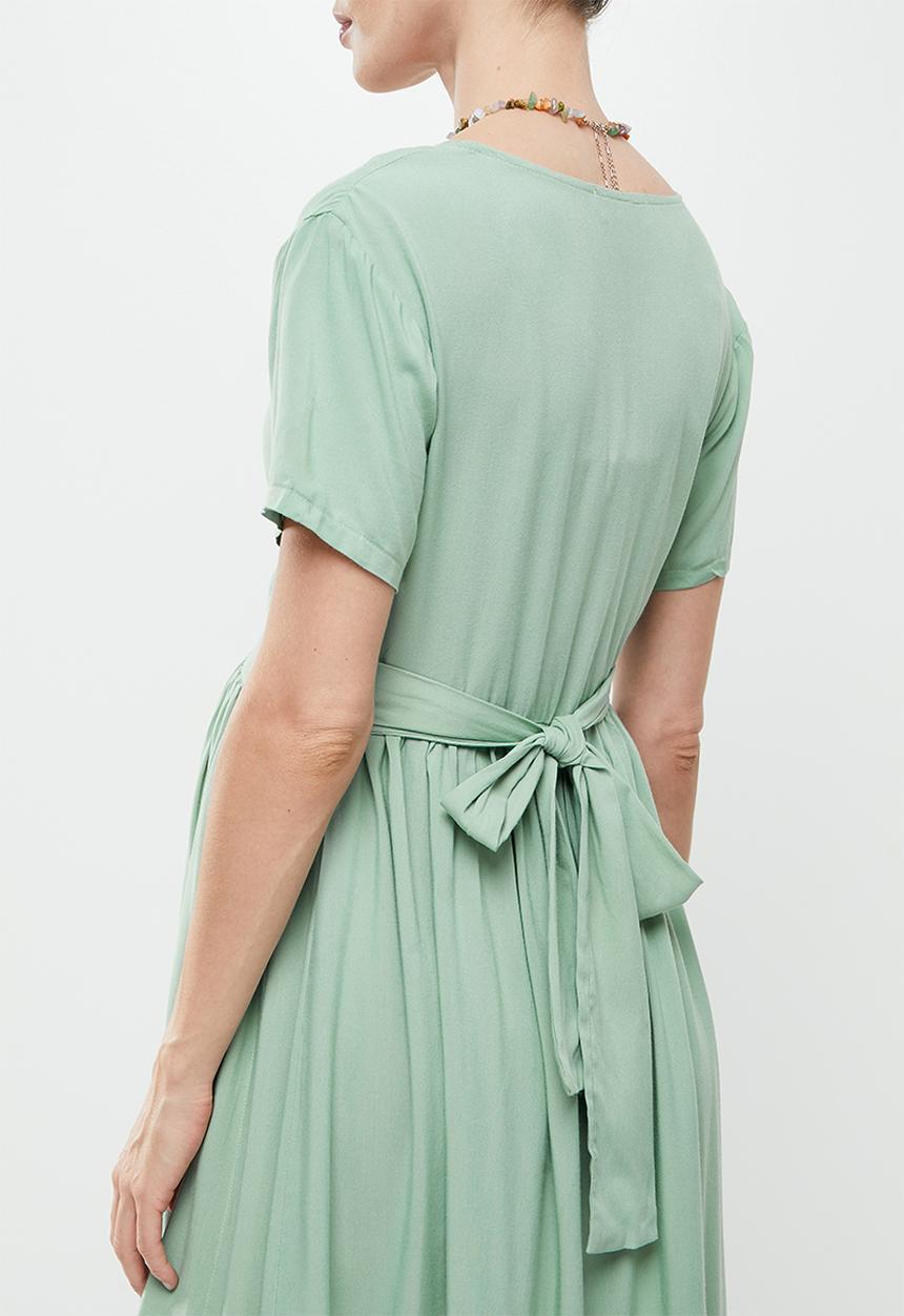 Superbalist - Feeding wrap dress - dusty sage