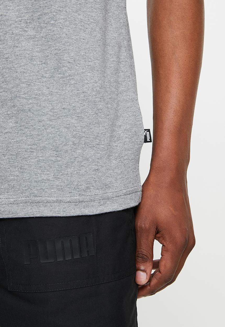 PUMA - Puma graphic tee - medium gray heather