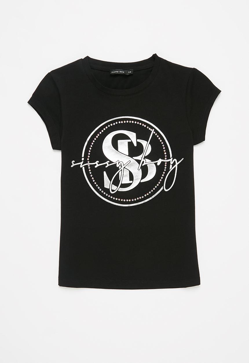 SISSY BOY - Pareo fitted top - black