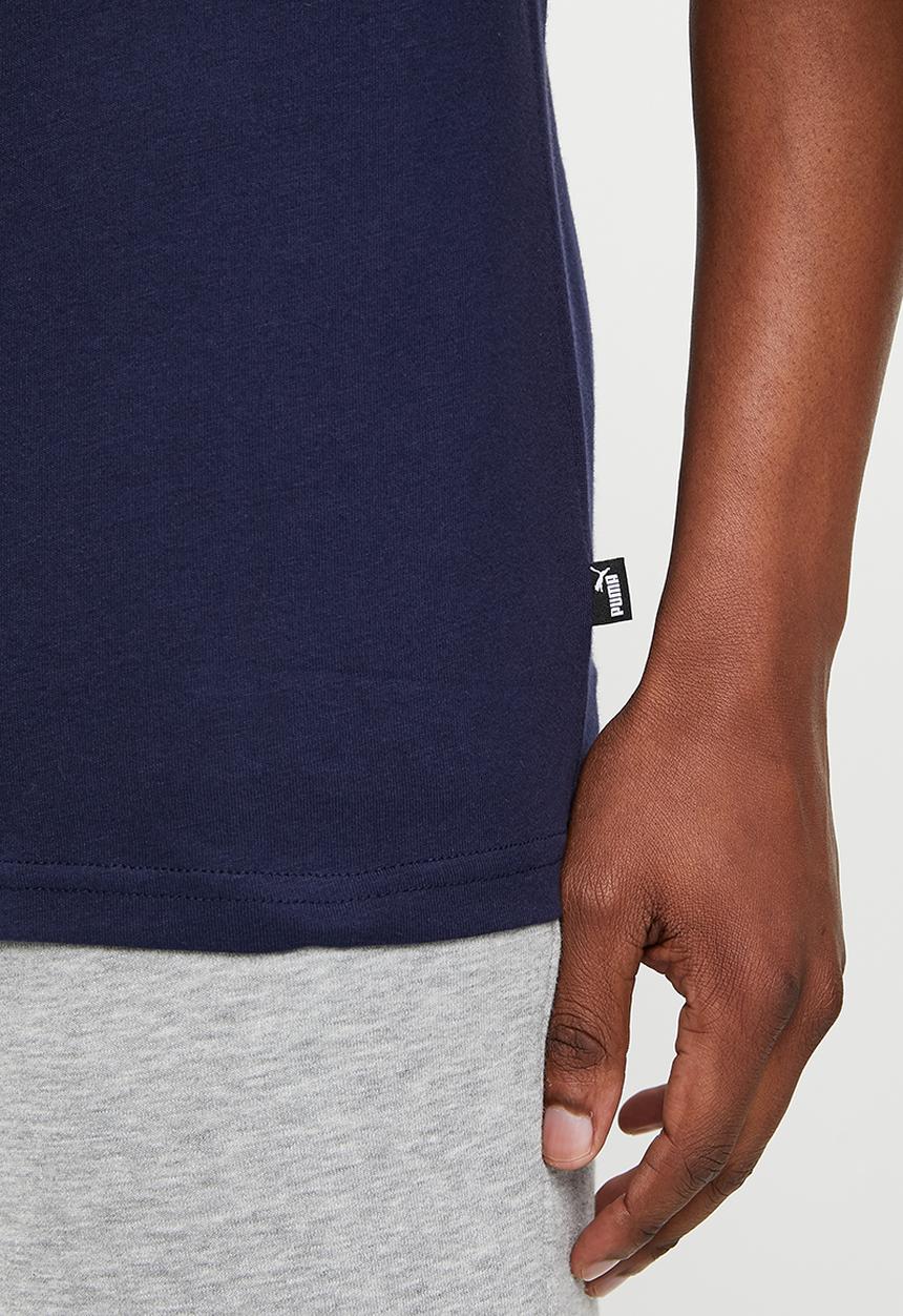 PUMA - Reflective graphic tee - peacoat