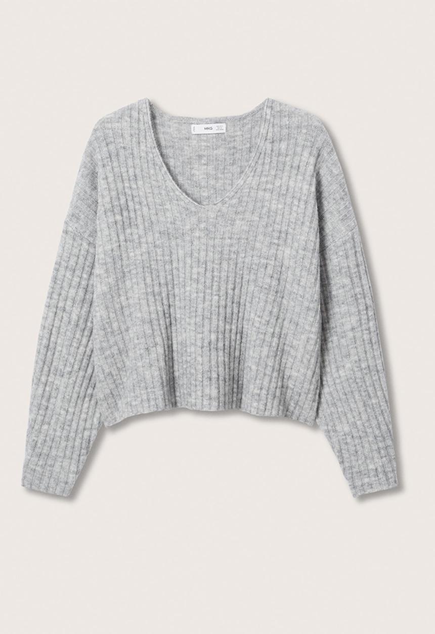 MANGO - Sweater picky - light pastel grey