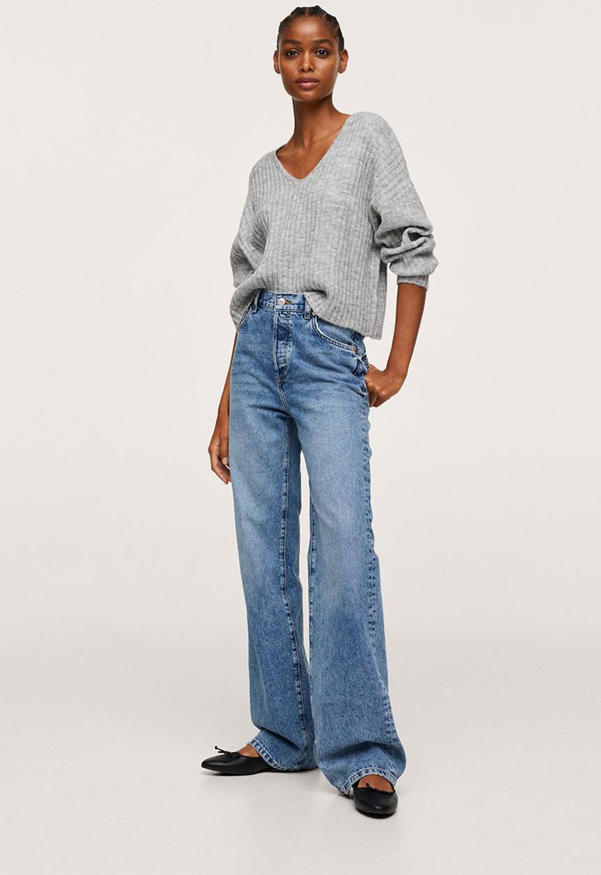 MANGO - Sweater picky - light pastel grey
