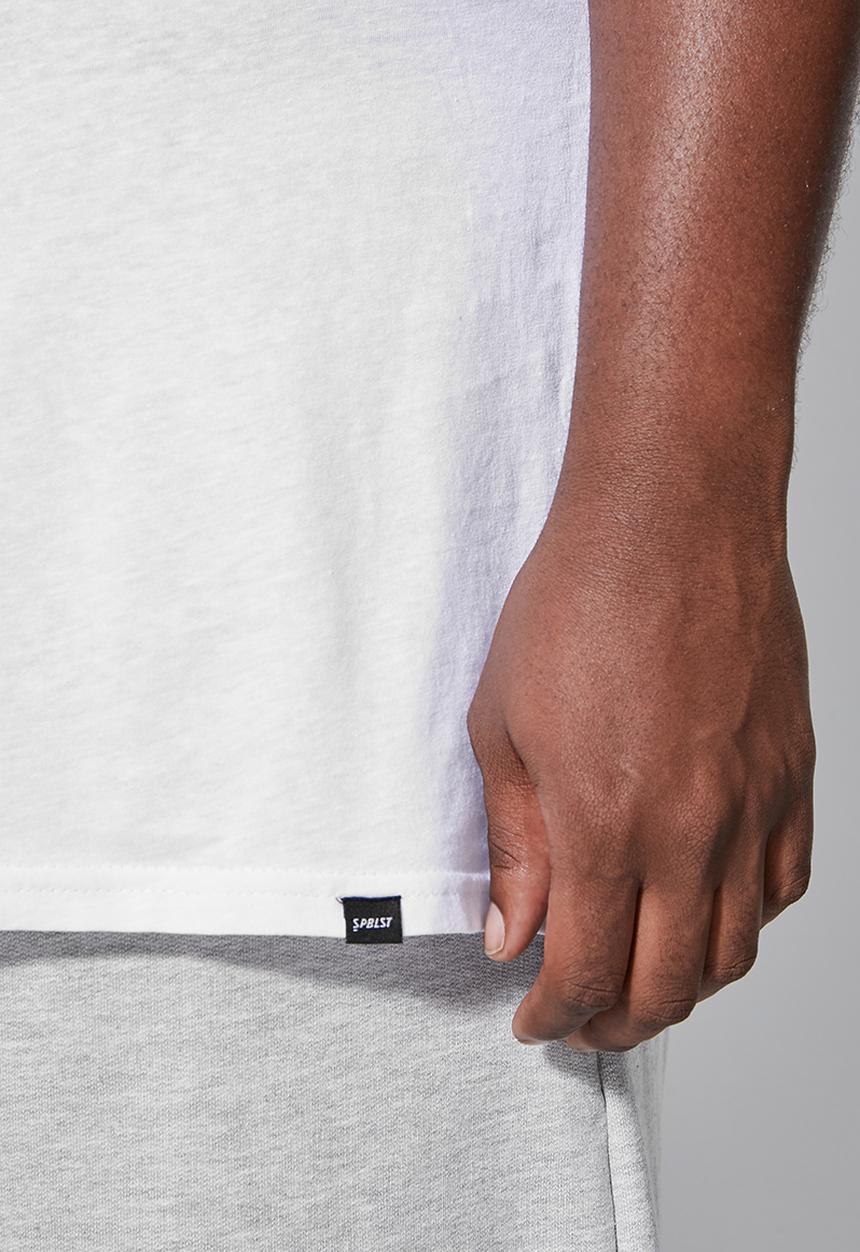 Superbalist - Nate plus crew neck tee - white 