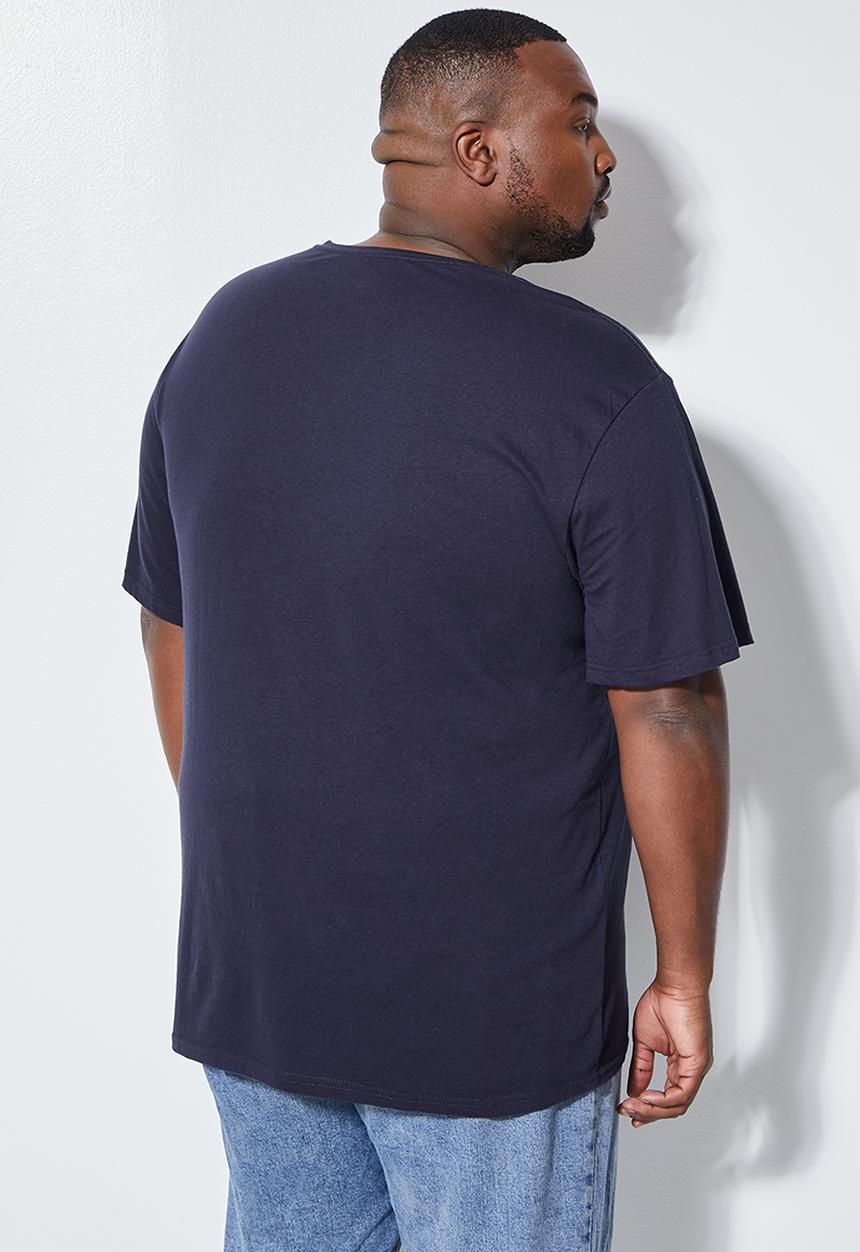 Superbalist - Nate plus crew neck tee - navy