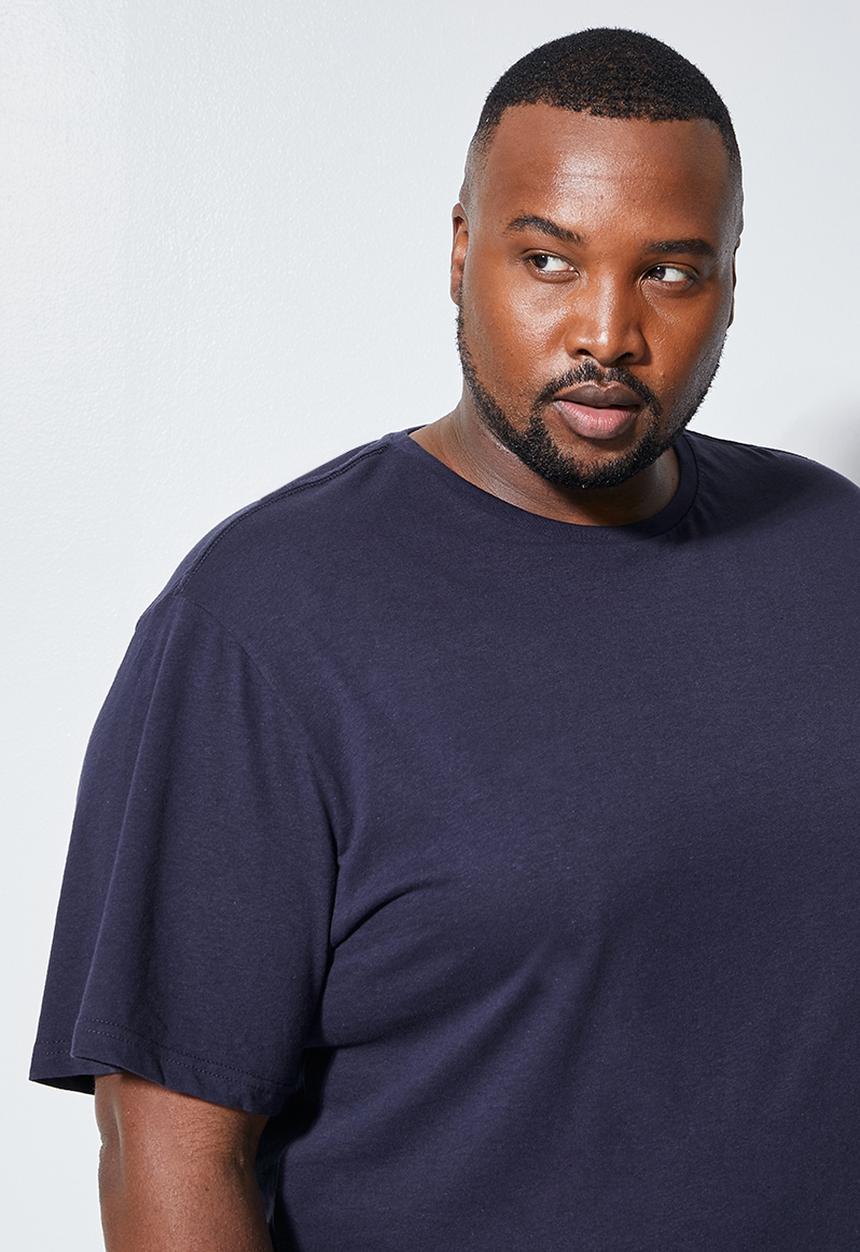 Superbalist - Nate plus crew neck tee - navy