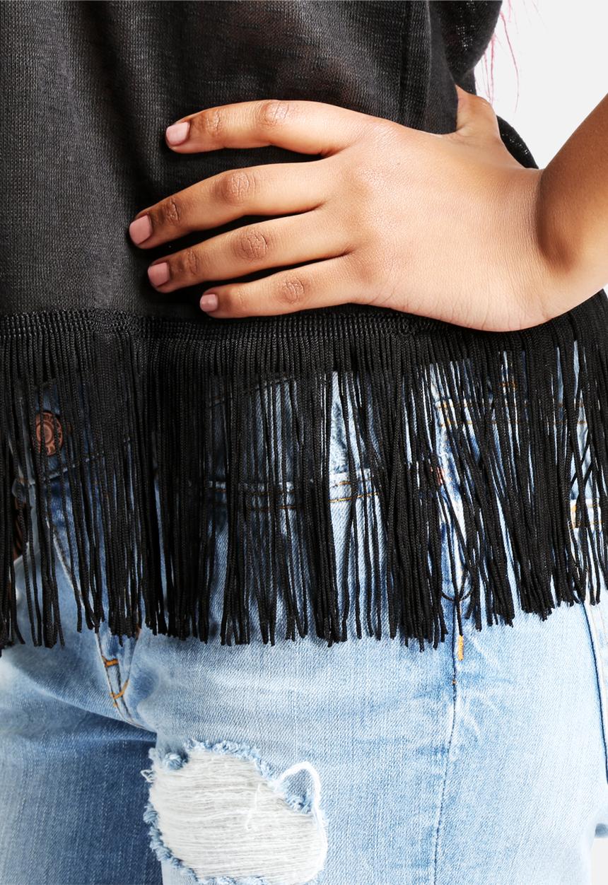 Vero Moda - Sanna Fringe Top