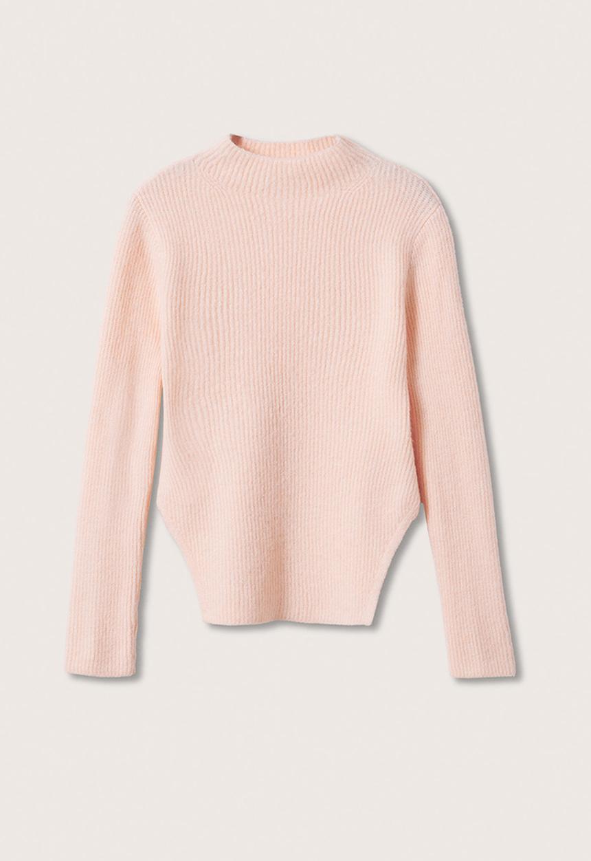 MANGO - Sweater corset - light pastel pink