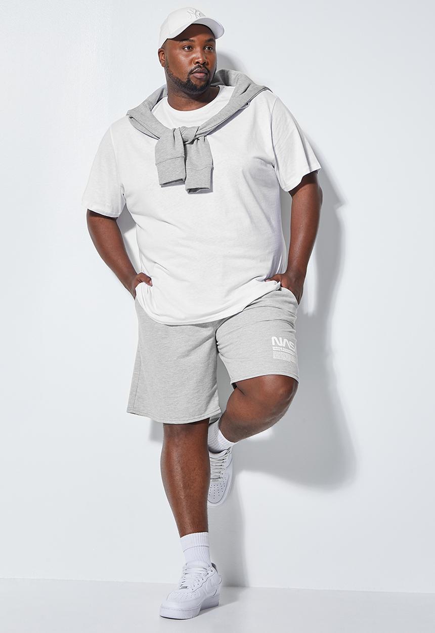 Superbalist - Sunday plus nasa sweat shorts - grey melange